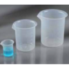 Becher gradué en plastique forme basse 100ml (1pc)-12034