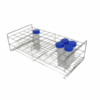 Portoir en inox 50 places pour tube 50ml/dia 31,5mm (1pc)